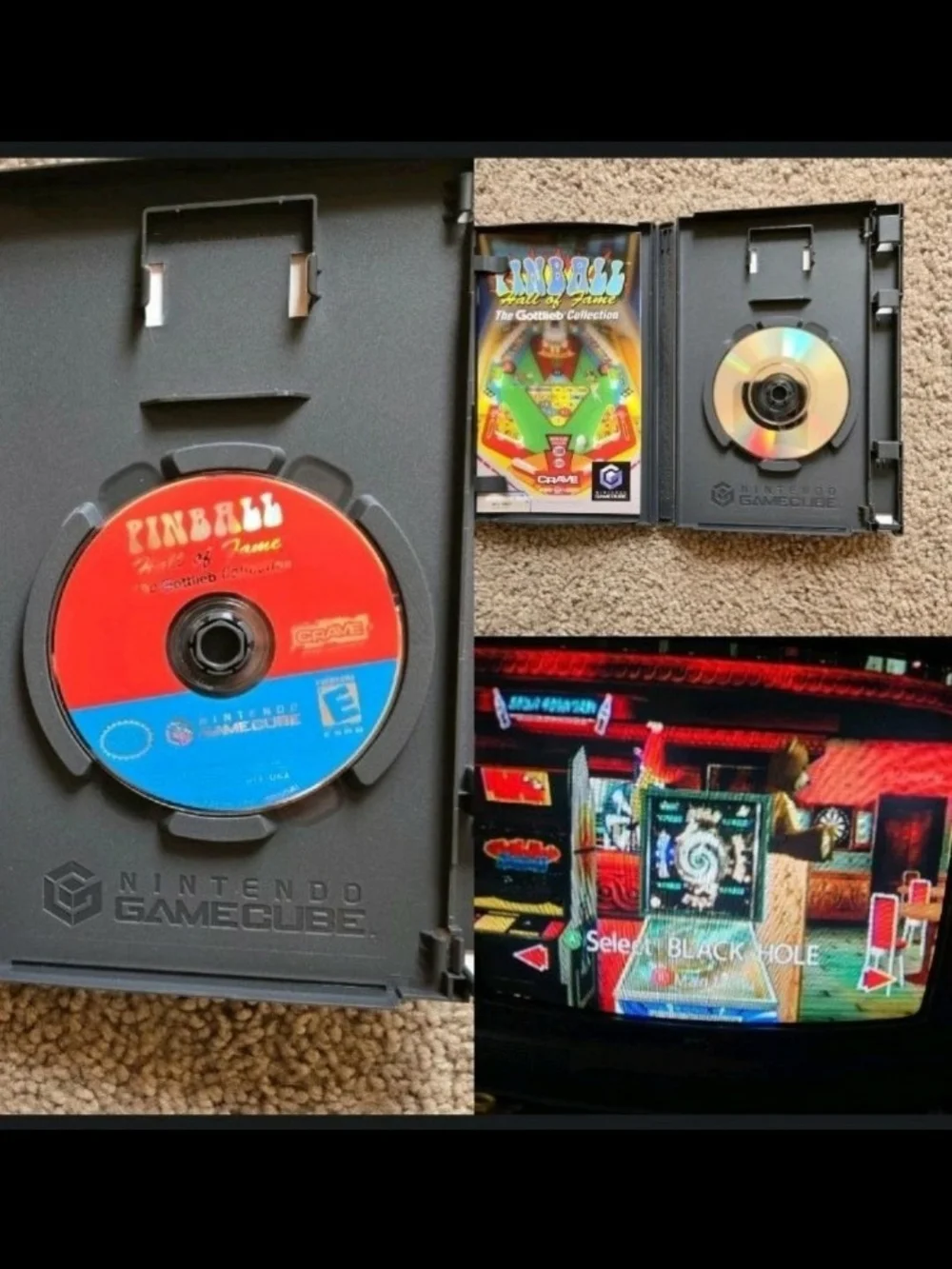 Gamecube console bundle, tested in excellent working condition.